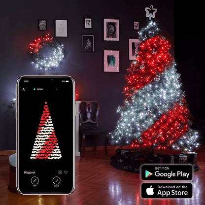 Svjetla za božićno drvce (Kontrolirajte svojim telefonom)